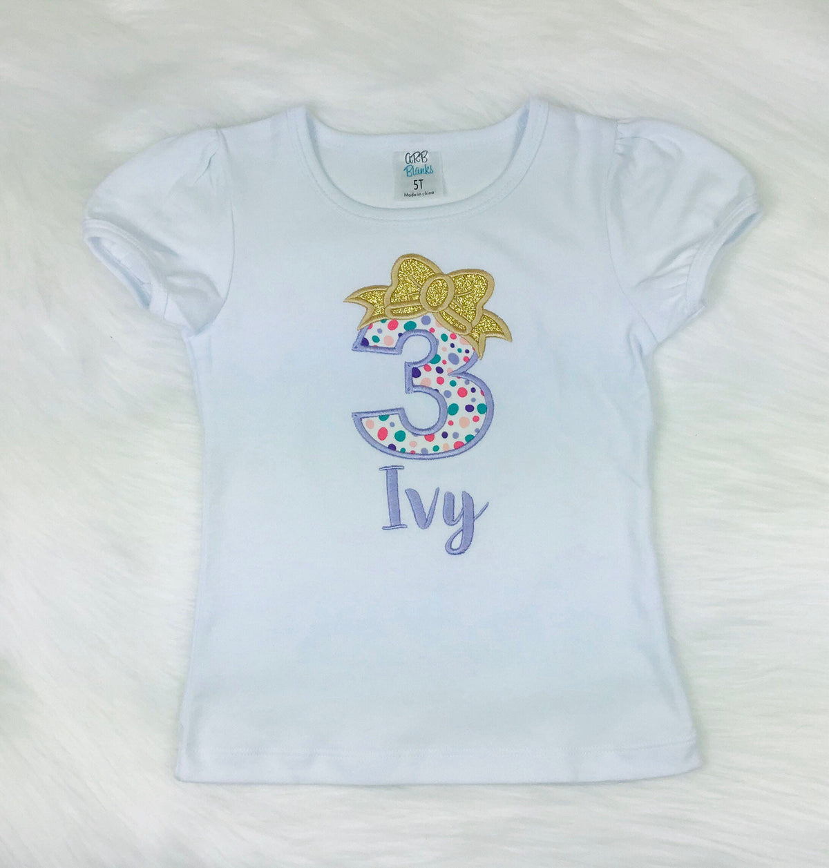 Girls birthday colorful Polk dot shirt, Birthday outfit 1st, 2nd, 3rd, 4th birthday