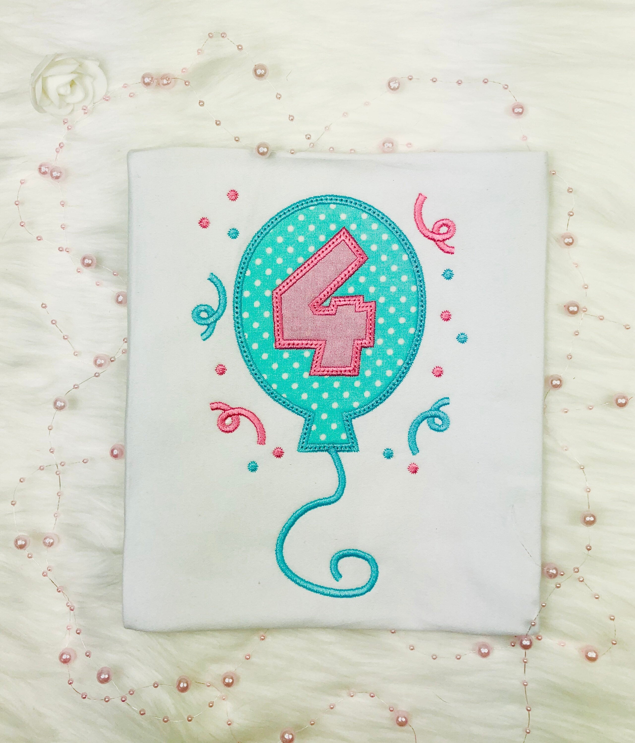 Birthday shirt for a with balloon, Party balloon