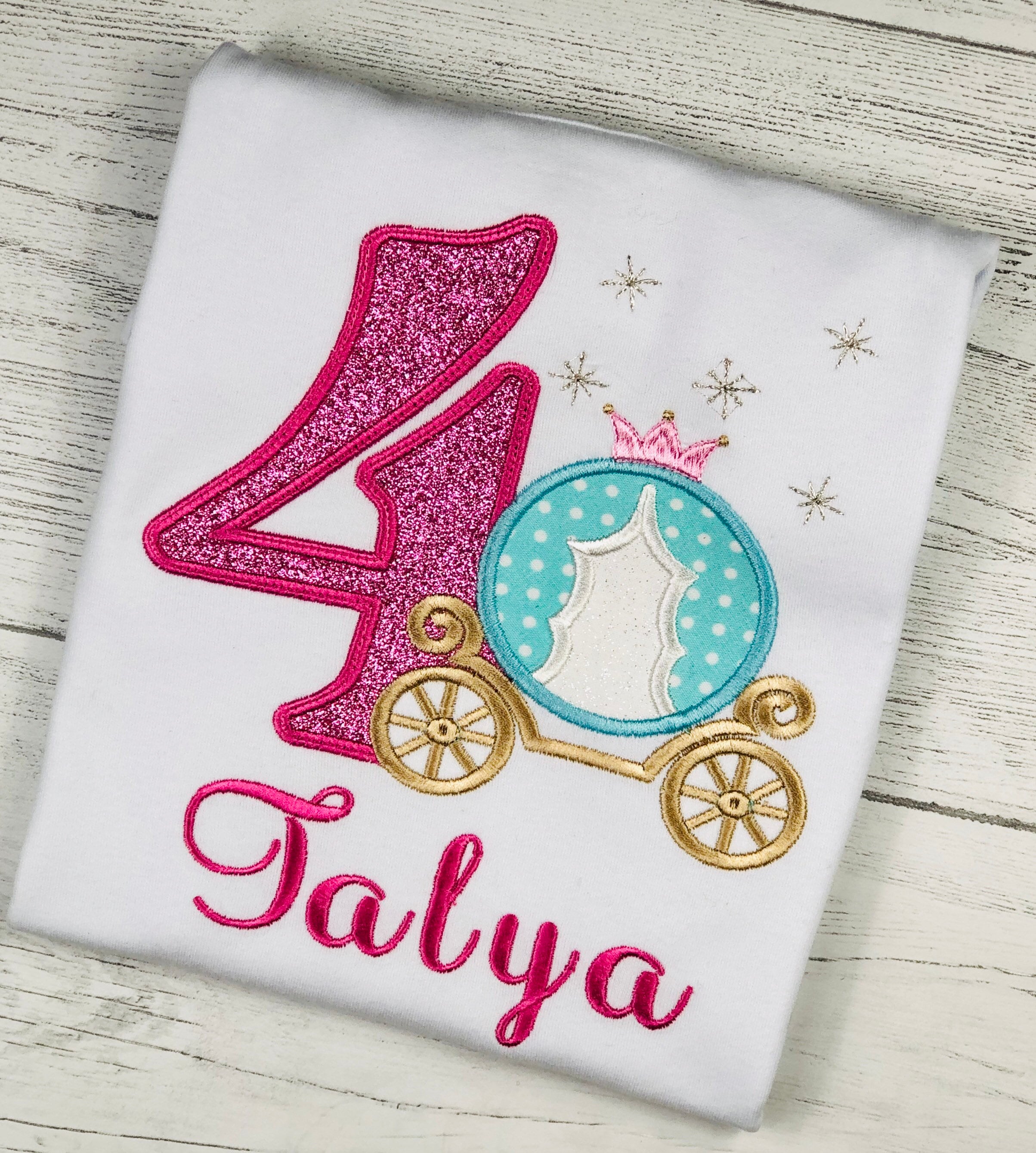 Princess Carriage Birthday shirt/Princess outfit/Princess party/girls 1st birthday/princess 1st outfit