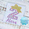 Girls birthday colorful Polk dot shirt, Birthday outfit 1st, 2nd, 3rd, 4th birthday