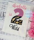 Girl 2nd Birthday Shirt, Two Wild birthday shirt, Tiger Stripes Shirt,