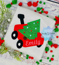 Girl Christmas Gift Shirt, Custom Christmas embroidery, any age