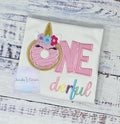Girl 1st Birthday Donut Unicorn Shirt, Sweet Donut Shirt, First Sweet Birthday Shirt with Donut, unicorn Donut Party, Sweet four