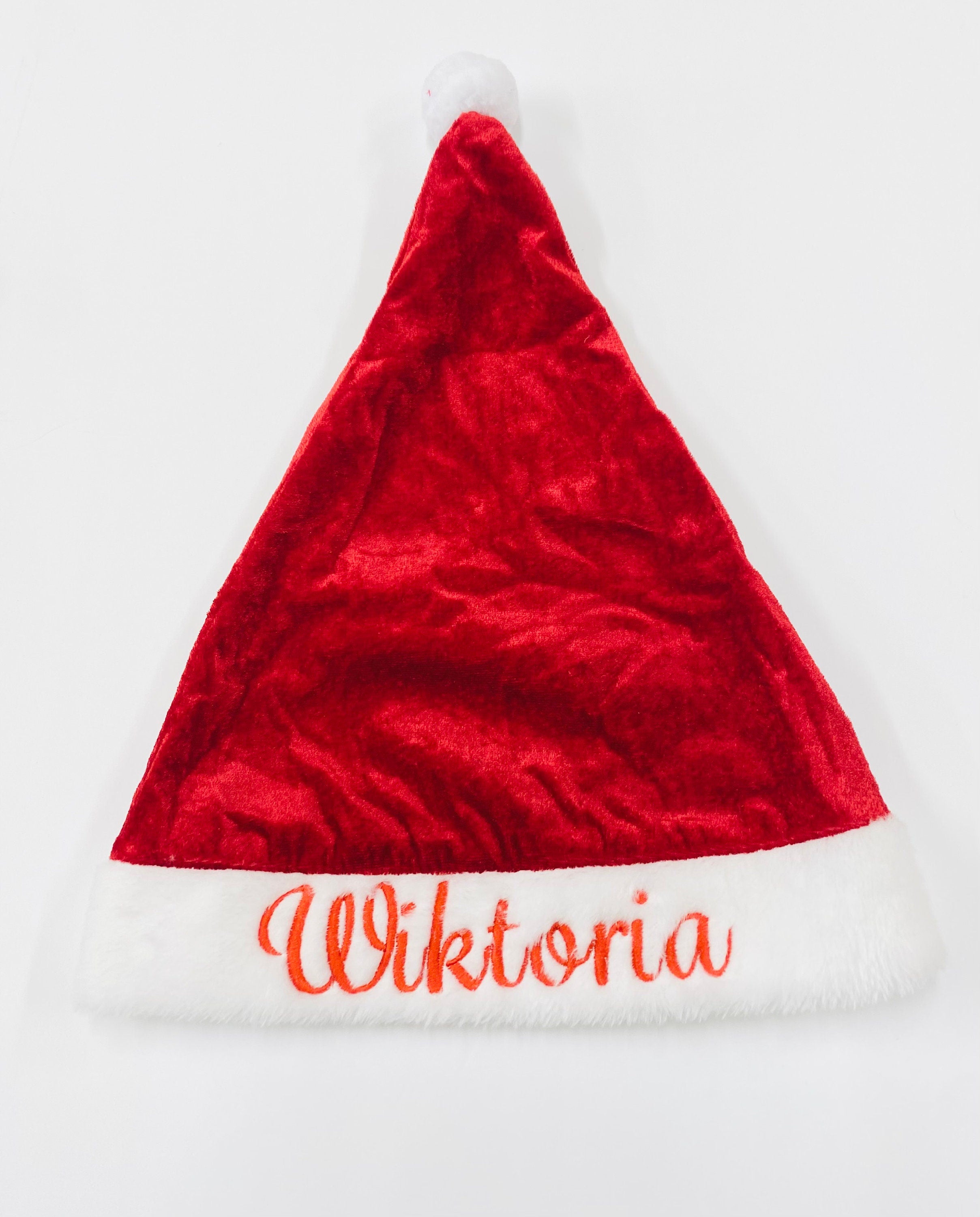 Personalized Santa Christmas Hat
