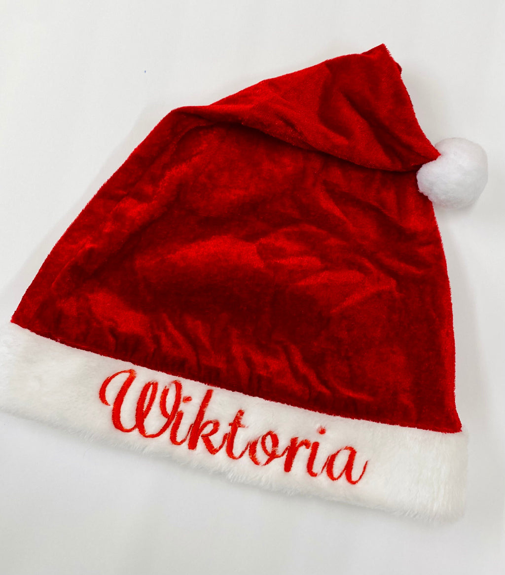Personalized Santa Christmas Hat