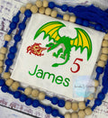Boys Dragon Birthday Shirt, Boys 5th Birthday Shirt, Number Boys Birthday Shirt, Green dragon shirt