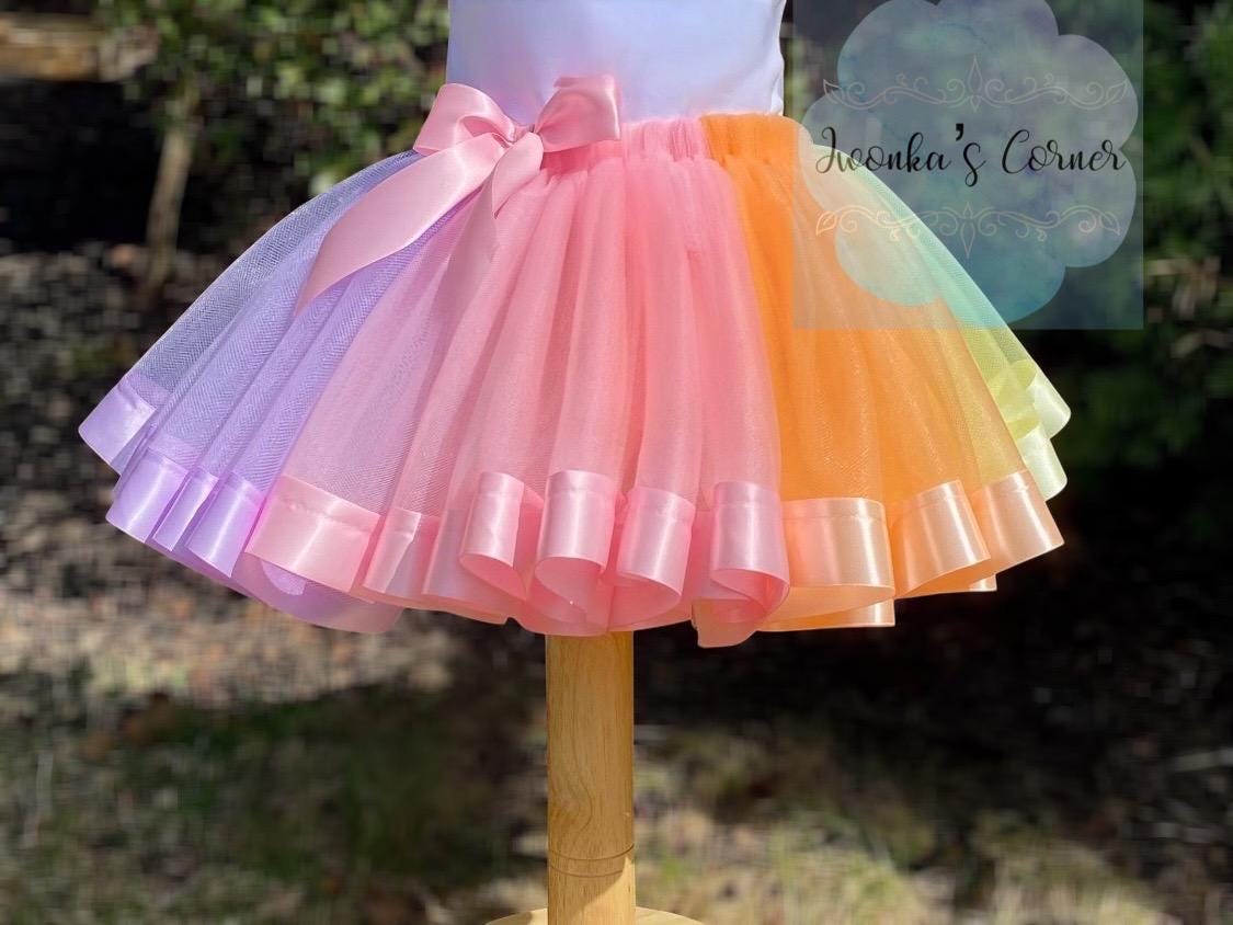 Girl 4th Birthday Pastel Unicorn and number Shirt, Girl Rainbow Pastel Unicorn Birthday, Rainbow Uni outfit, Unicorn embroidery, Any age