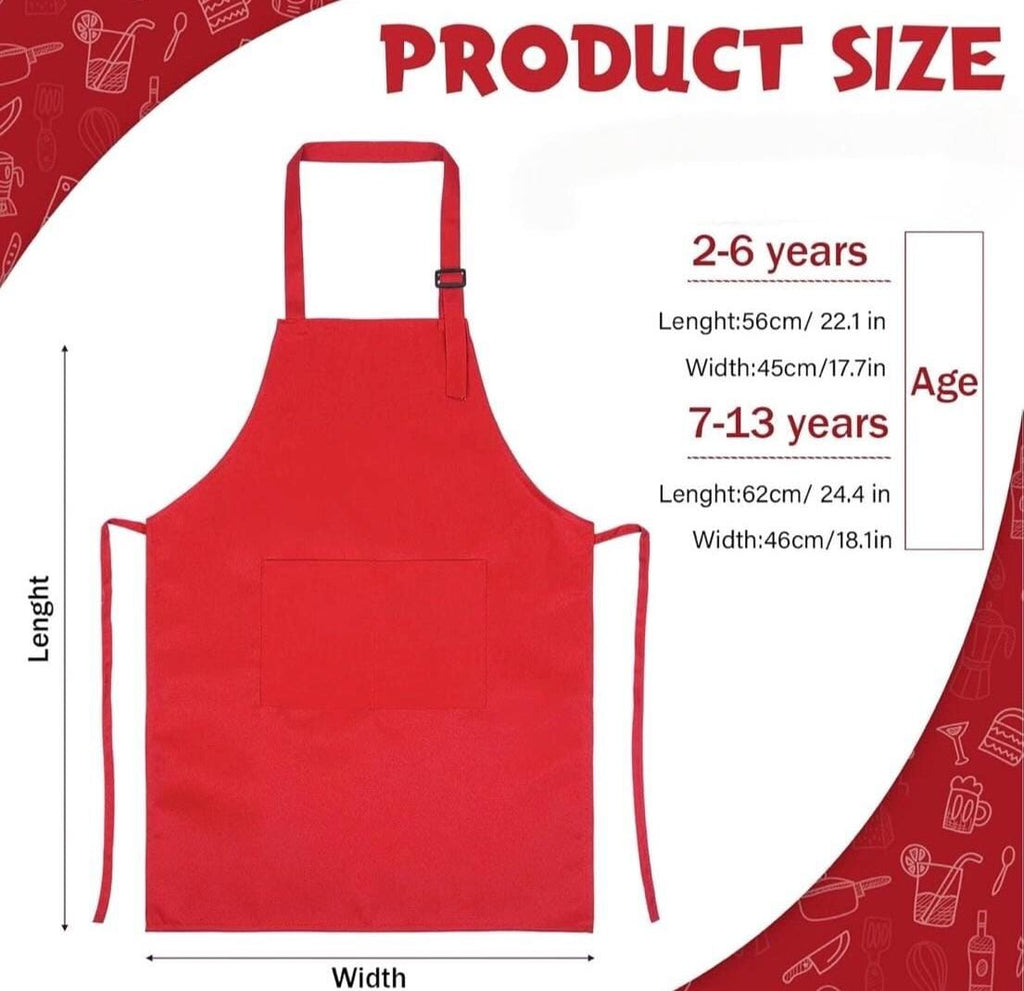 Christmas Personalized Kids and Adult Aprons, Embroidered Apron, Holiday Gift, Baking Crew Apron