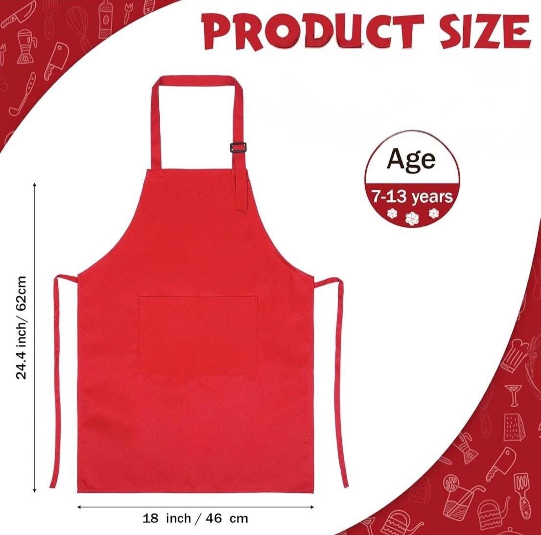 Christmas Personalized Kids and Adult Aprons, Embroidered Apron, Holiday Gift, Baking Crew Apron, Mommy and Me Christmas Gift