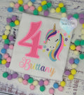 3rd Birthday Pastel Star Unicorn Shirt, Girl Rainbow Pastel Unicorn Birthday, Gold Horn Uni Gift, Rainbow Unicorn, Any age