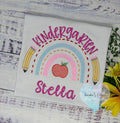 Girl back to school shirt - Kindergarten shirt for girl - 1st day of school - Kindergarten, Pre K, 1st grade