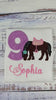 Girl 9th Birthday Shirt With Bay Horse, Birthday Shirt with Brown Horse and Saddle, 4th, 5th, 6th 7th Horse Birthday Shirt, Shirt with Pony