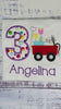 Girl 3rd birthday Personalized Embroidery Shirt, Any Age, Gardening Cart & Tool Design, Garden Tools Birthday, T shirt with Spring Gardening