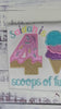 Girl Ice Cream 4 “Scoop of fun” birthday shirt, Sweet Ice Cream cone Theme Party, Pastel sweet birthday tee