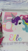 4th Birthday Pastel Unicorn Shirt, Girl Rainbow Pastel Unicorn Birthday, Gold Horn Unicorn birthday, Rainbow Unicorn, Unicorn embroidery