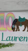 Girl 10th Birthday Shirt With Bay Brown Horse, Birthday Shirt with Horse and Saddle, 4th, 6th 7th Horse Birthday Shirt, Embroidered Horse