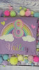 8th  Rainbow birthday shirt for a girl, Over the rainbow party, Any Age, birthday party rainbow theme, Pastel Color Rainbow, Pink Rainbow